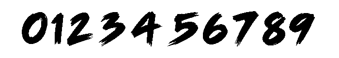 Berson Brush Font OTHER CHARS
