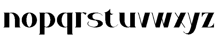 Bertha Font LOWERCASE