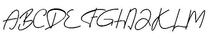 Bertiland Signature Font UPPERCASE