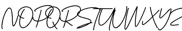 Bertiland Signature Font UPPERCASE