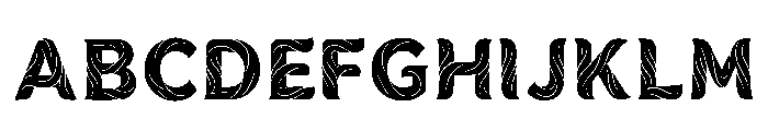 Besch Regular Font UPPERCASE