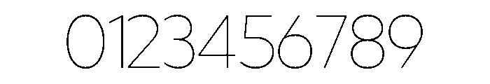 Besought Thin Font OTHER CHARS