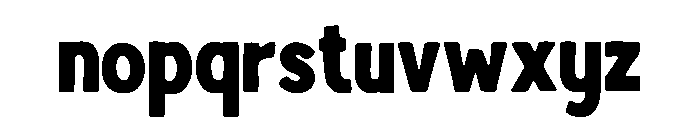 Best_Banner_Font_Smooth Font LOWERCASE