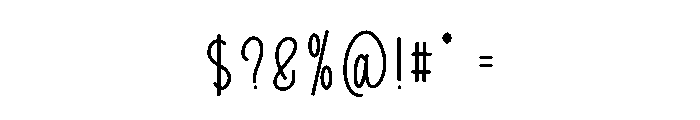 Best Kaligra Font OTHER CHARS