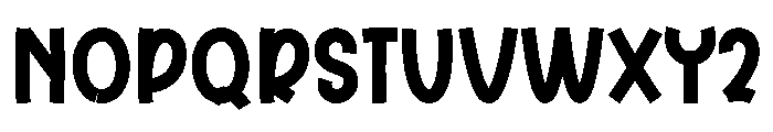 Best Mocca Font UPPERCASE