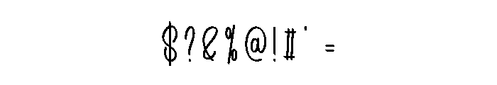 Best Solitude Font OTHER CHARS
