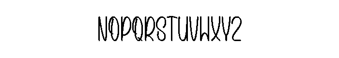 Best Solitude Font LOWERCASE