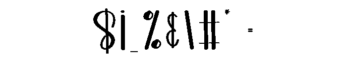 Best Strawberry Font OTHER CHARS