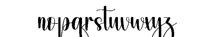Best Strawberry Font LOWERCASE
