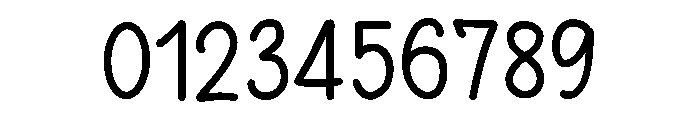Best year Font OTHER CHARS