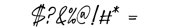 Besther Rusbery Font OTHER CHARS