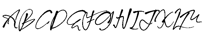 Besther Rusbery Font UPPERCASE