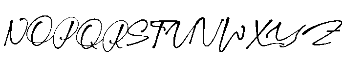 Besther Rusbery Font UPPERCASE