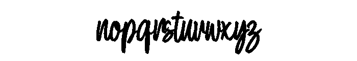 Besther Font LOWERCASE