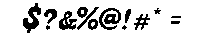Bestia Regular Font OTHER CHARS