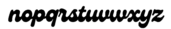Bestia Regular Font LOWERCASE