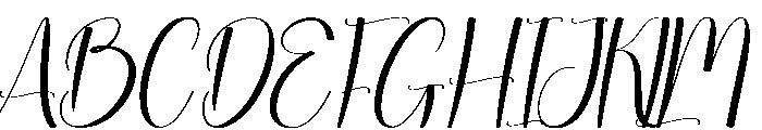 Bestie Boyfriend Font UPPERCASE