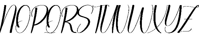 Bestie Boyfriend Font UPPERCASE