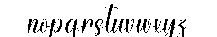 Bestie Boyfriend Font LOWERCASE