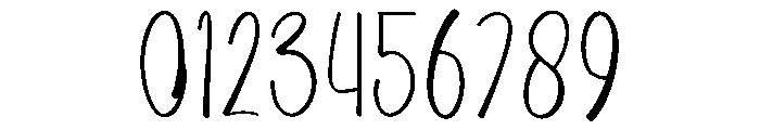 Bestie January Font OTHER CHARS