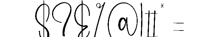 Bestie January Font OTHER CHARS