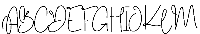 Bestie Karlina Font UPPERCASE