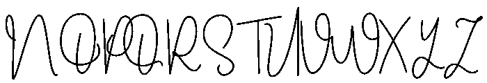 Bestie Karlina Font UPPERCASE
