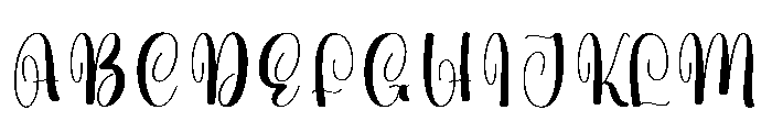 Bestie Witches Font UPPERCASE