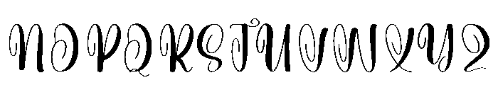 Bestie Witches Font UPPERCASE
