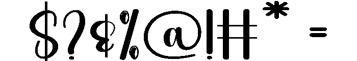 Besties California Font OTHER CHARS
