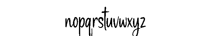 Bestwick Font LOWERCASE