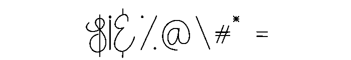 Besty Fortunes Font OTHER CHARS