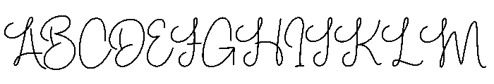Besty Fortunes Font UPPERCASE