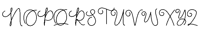 Besty Fortunes Font UPPERCASE