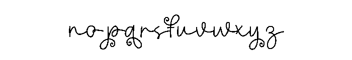 Besty Fortunes Font LOWERCASE