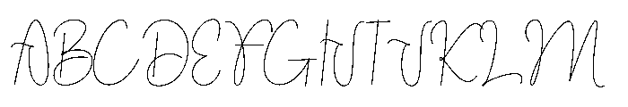 Besty Modeling Font UPPERCASE