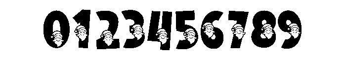 Besty Santa Regular Font OTHER CHARS