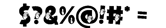 Besty Santa Regular Font OTHER CHARS