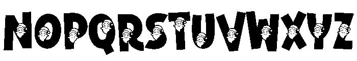 Besty Santa Regular Font UPPERCASE
