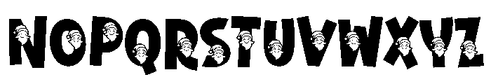 Besty Santa Regular Font LOWERCASE
