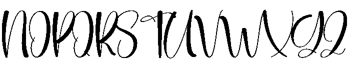 Bestya Font UPPERCASE