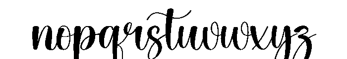 Bestya Font LOWERCASE
