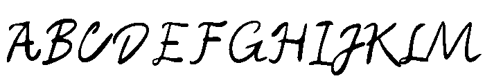Betah Script Regular Font UPPERCASE