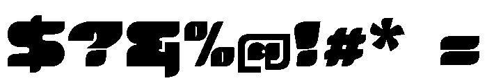 Betha Bold Font OTHER CHARS
