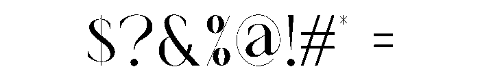 Bether Font OTHER CHARS