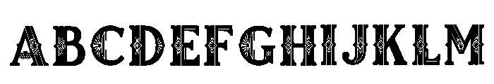 Betia Regular Font UPPERCASE
