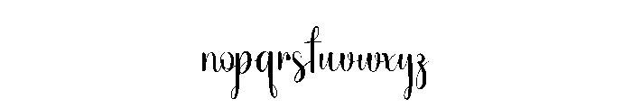Better Alphabeths Font LOWERCASE