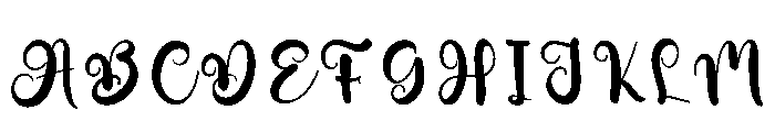 Better Autography Font UPPERCASE