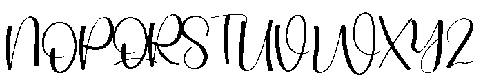 Better Birthday Font UPPERCASE