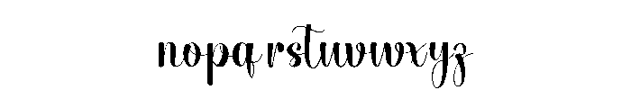 Better Birthday Font LOWERCASE